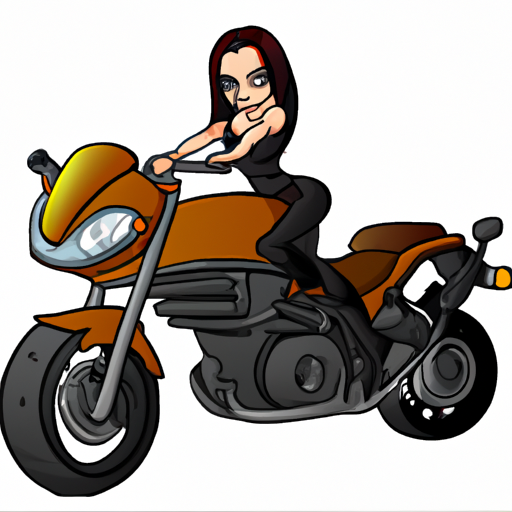Here's Sue enjoying the sunshine on her lovely machine.